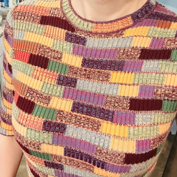 Chanel Multicolor Knit Maxi Dress - Picture 8 of 11